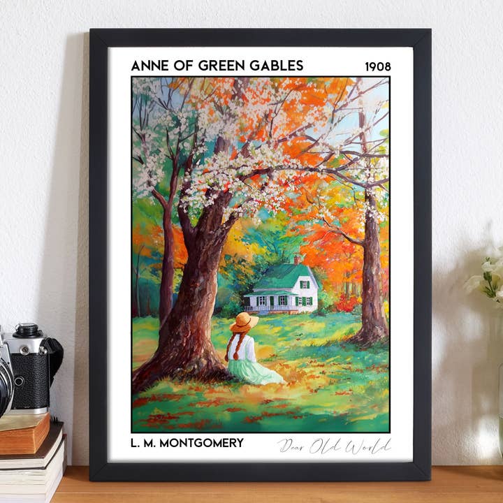 Anne of Green Gables, L.M Montgomery, Book Poster for wholesale by Beyond the Shelf
