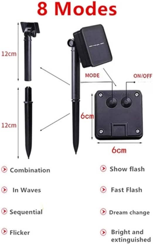 Skiddo - Vente Lampe d'extérieur/de jardin - Lumières solaires gouttes d'eau - 30 LED2