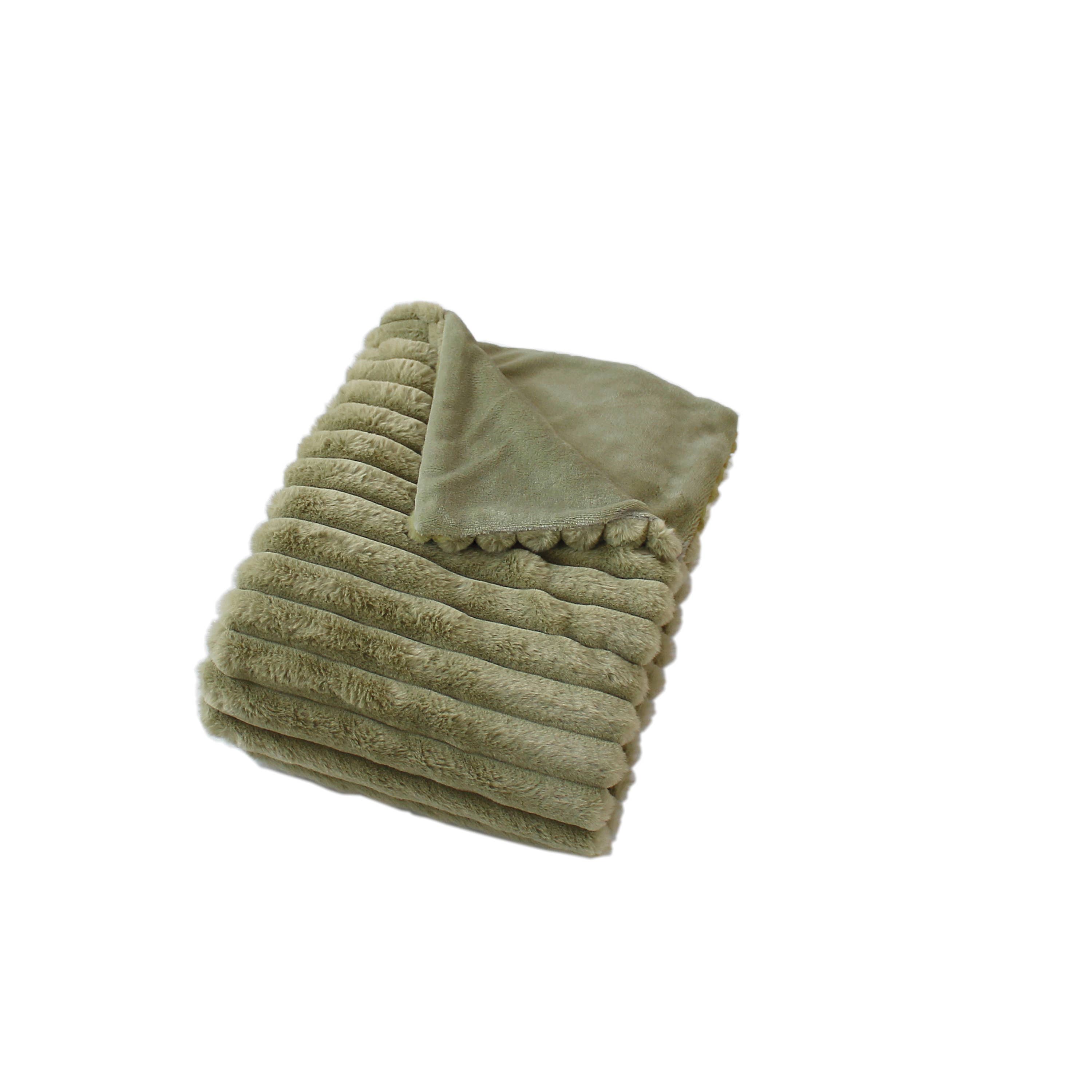 DECOSTARS - CmaDECO – Großhandel Überwurfdecke – Kunstfell-Plaid mit Flanellfutter, 125 x 150 cm, Matisse9