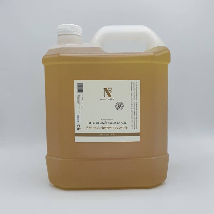 d'Natureza - Saboaria da Serra, Lda - Wholesale Bath/Body Oil - Sweet almond oil 70ml, 500ml, 3L, and 5L4