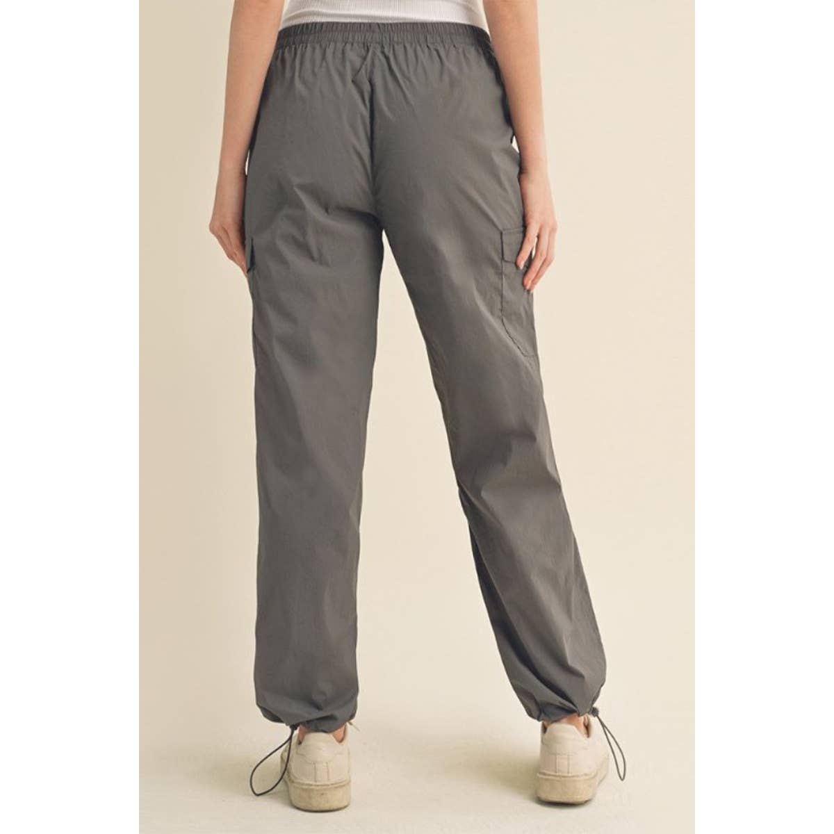 Timeless – wholesale Pants – Women's – NYLON WIDE LEG PARACHUTE PANTS5