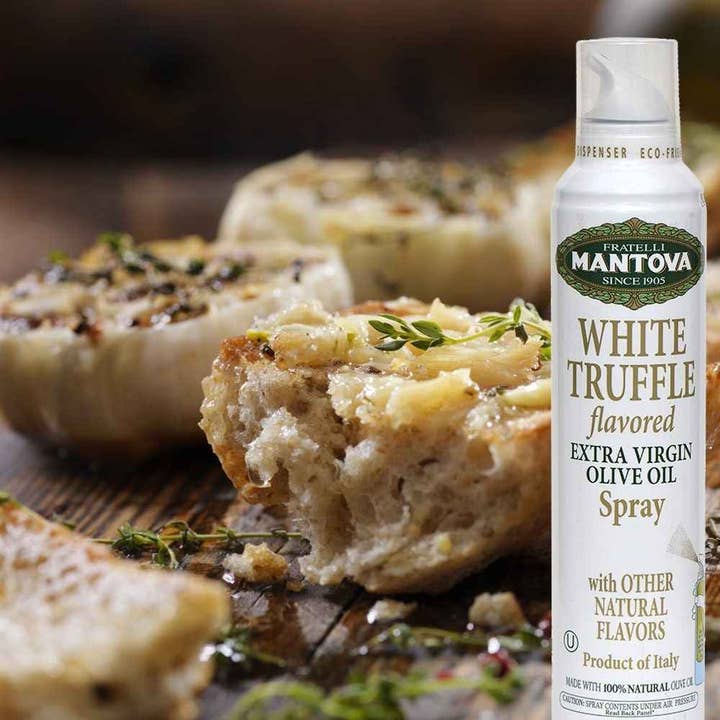 Fine Italian Food - Wholesale Olive Oil - Mantova White Truffle Extra Virgin Olive Oil Spray, 6 oz.