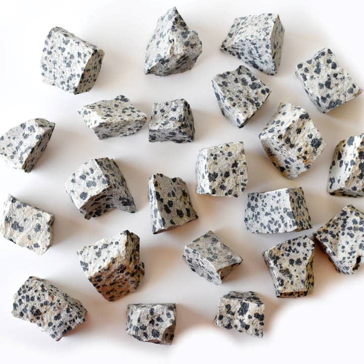 Soothing Crystals - Wholesale Spiritual Stone/Crystal - 500G, 1KG Rough Gemstone | Dalmatian Jasper | Raw Crystal7