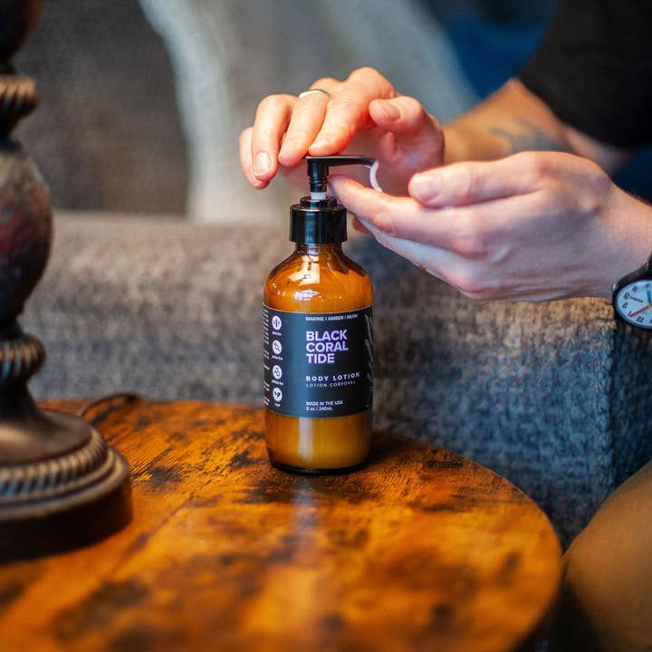 Broken Top Brands - Vente Crème/lotion pour le corps – homme - Lotion pour les mains et le corps Black Coral Tide1