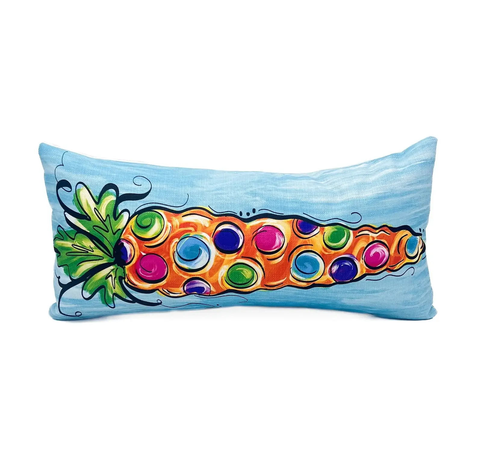 Rachel Brooks Design, LLC - Vente Coussin décoratif - Coussin Carotte Coloré - Coussin de Pâques0
