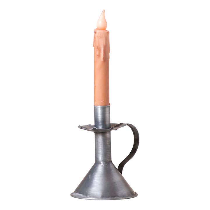Irvin's Tinware - Wholesale Candle Holder - Candle Stand in Antique Tin