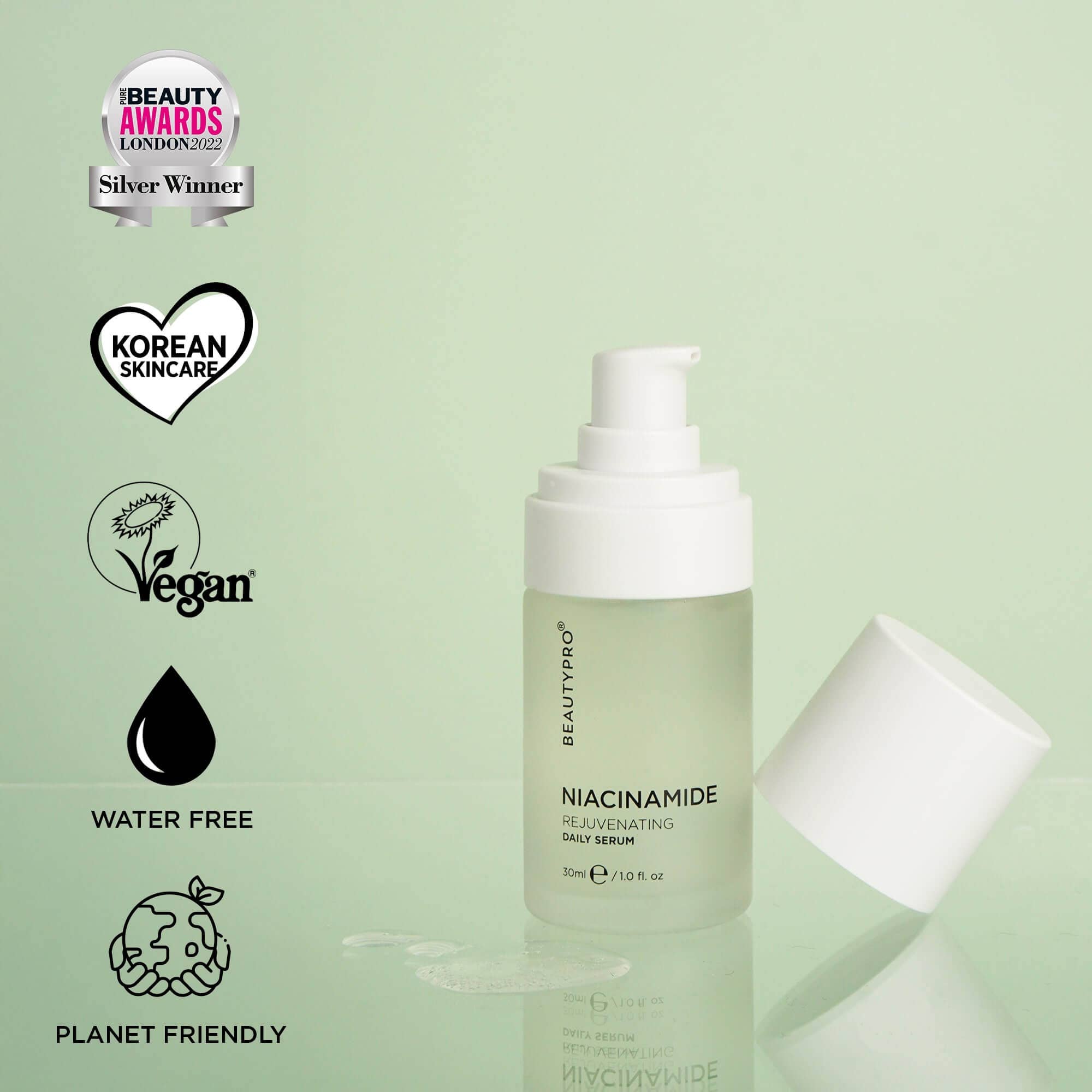 BEAUTYPRO – wholesale Facial serum/concentrate – CICA + NIACINAMIDE Blemish Control Daily Serum 30ml4