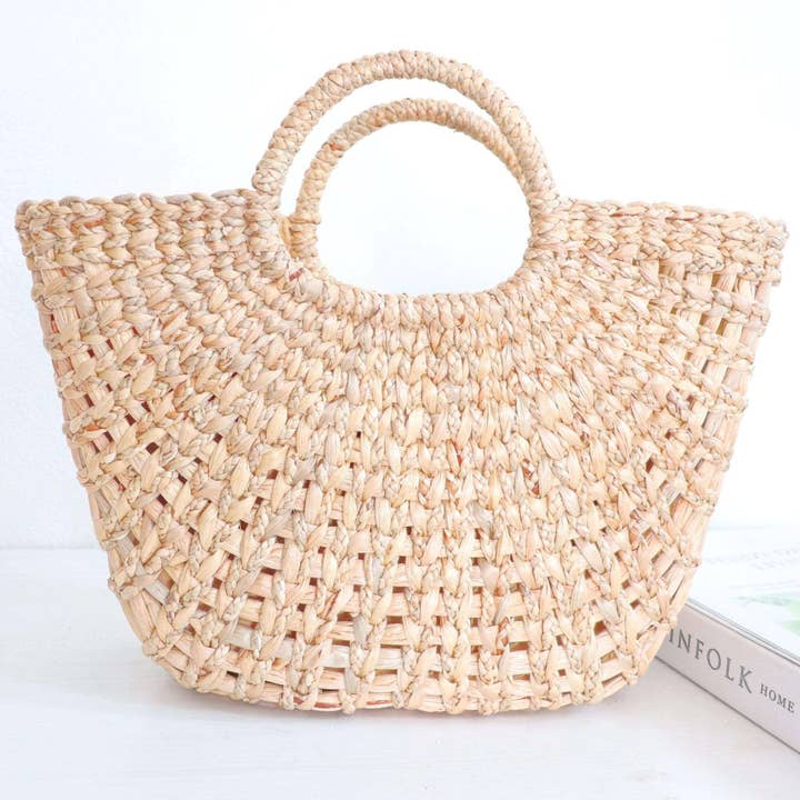 Thaihomeshop - Wholesale Beach Bag - TALAY- Basket Bag2