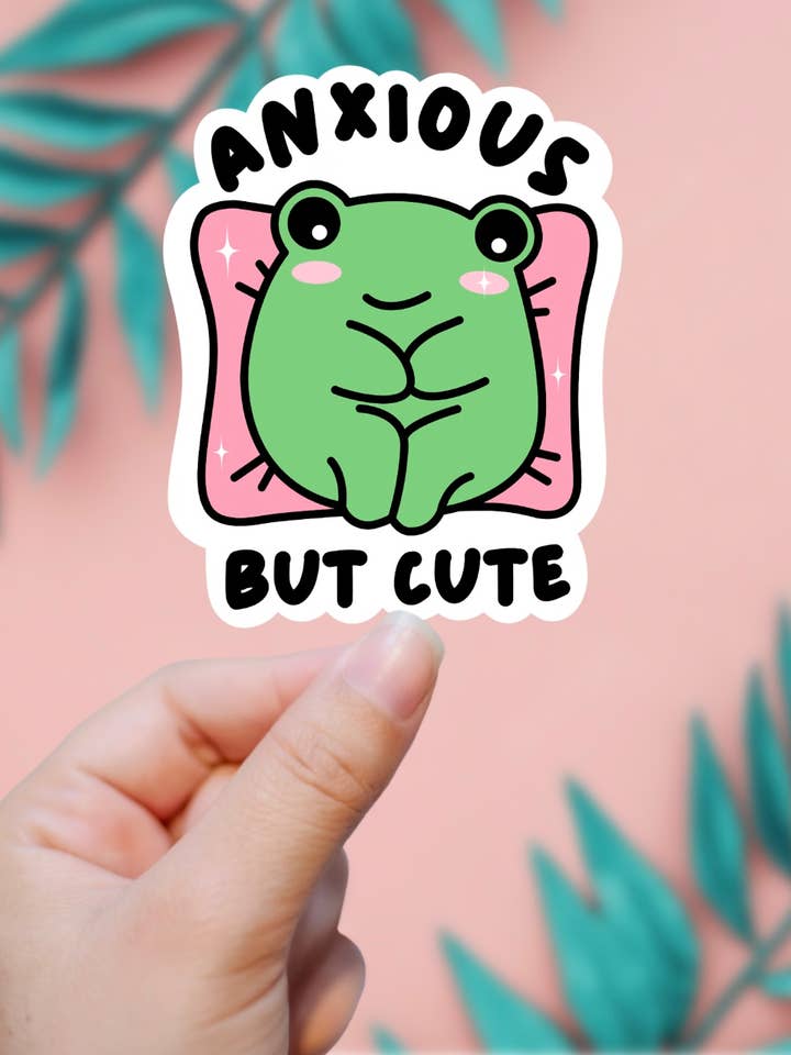 Anxious But Cute Sticker for wholesale by EnchantingSunshine