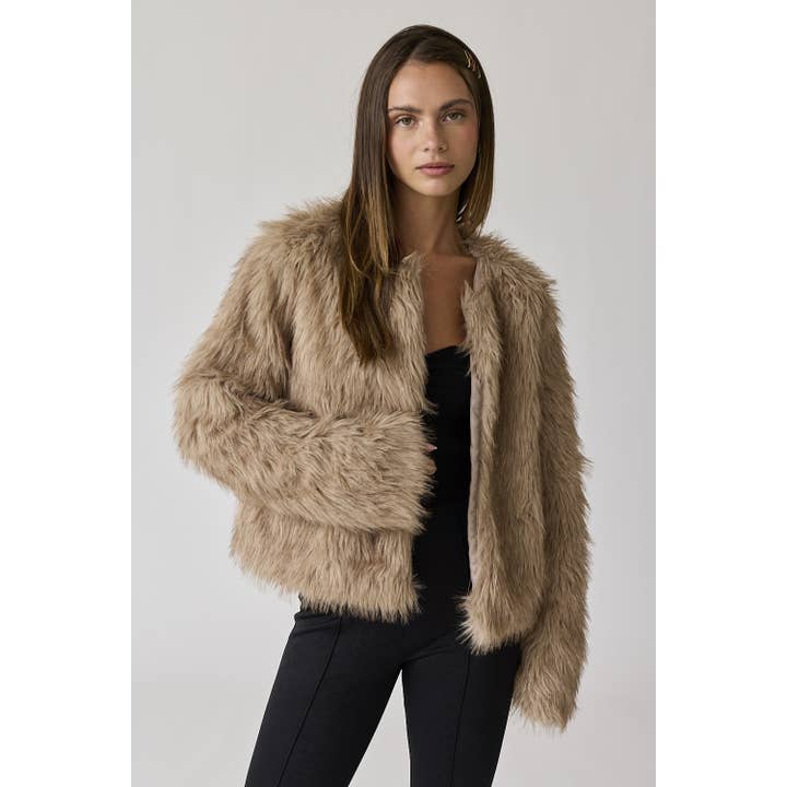 Violet Fur Jacket for wholesale by Apolline