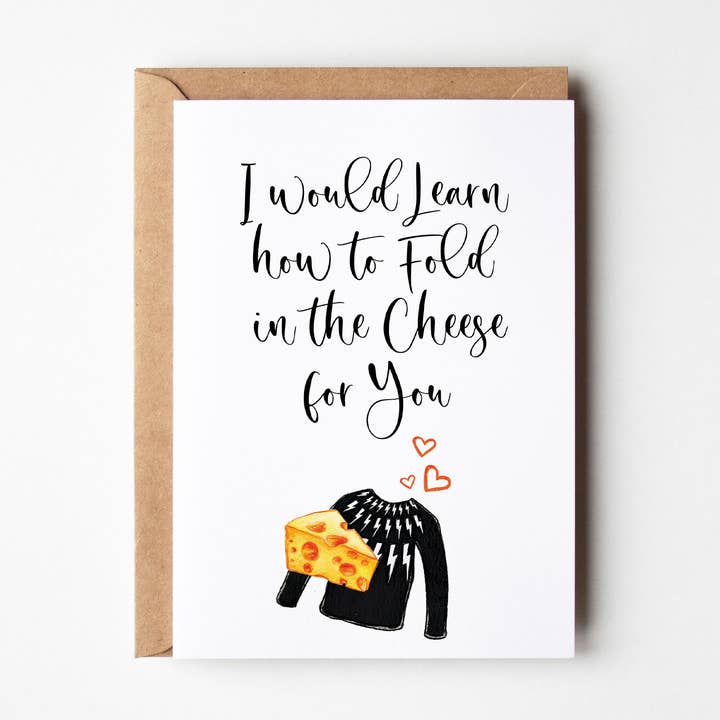 Schitt's Creek, Dobre o Queijo- Cartão de Dia dos Namorados por atacado de Taytayski INC