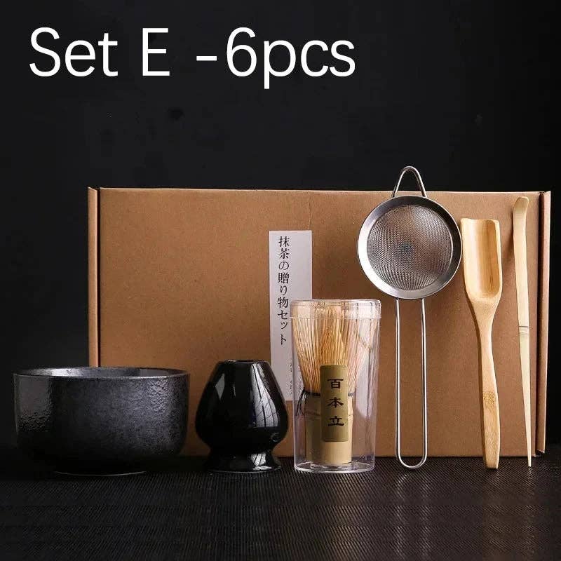 BlakOutlet - Wholesale Tea Set - 4/6/7PCS Japanese Matcha Blender Set4