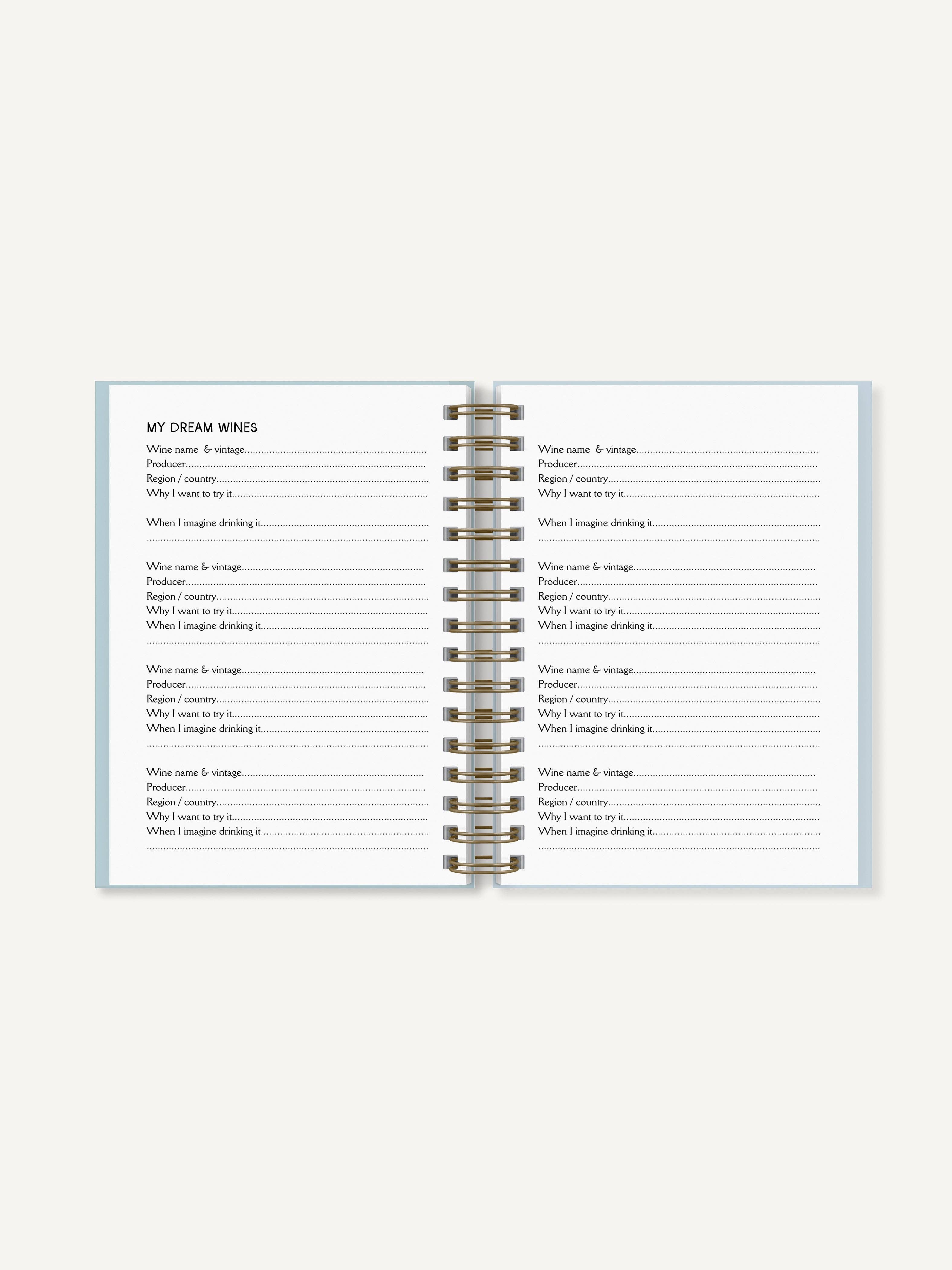 Sovende Bjorn - Wholesale Journal/Diary - Wine Journal - A5 Hardback Journal4