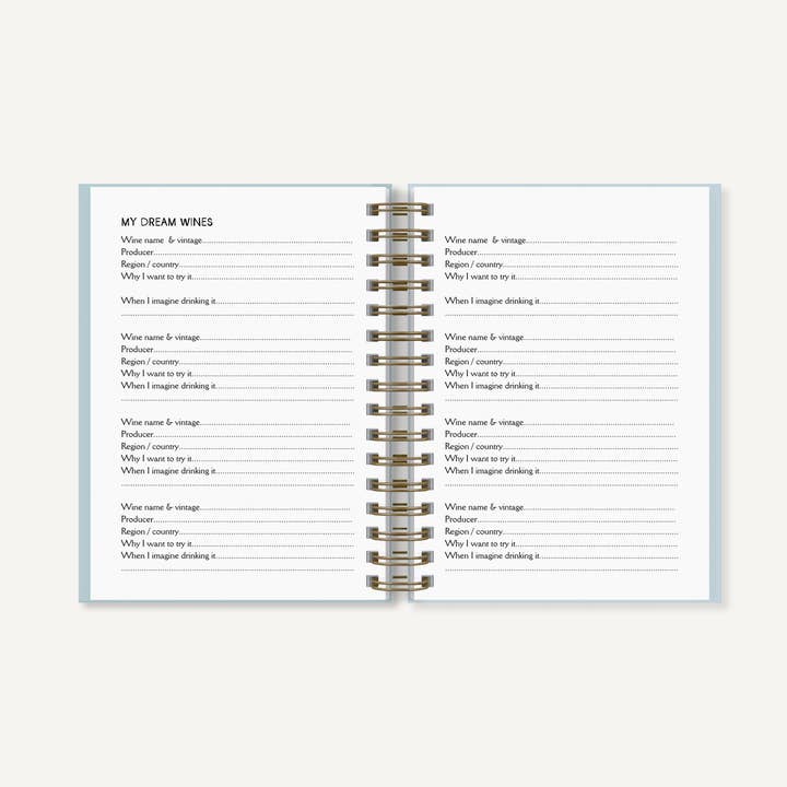 Sovende Bjorn - Wholesale Journal/Diary - Wine Journal - A5 Hardback Journal4