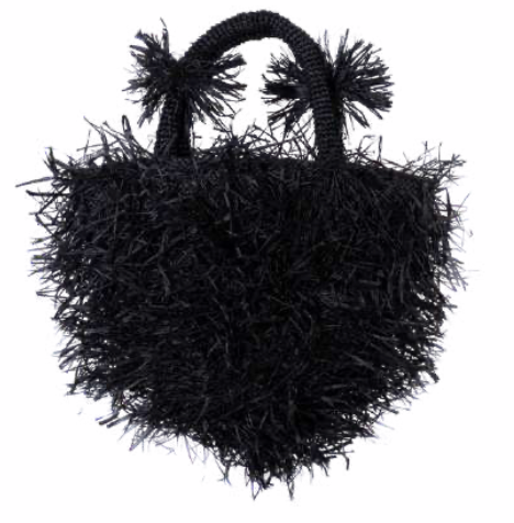SANS-ARCIDET PARIS – Großhandel Strandtaschen – Runde Strandtasche SS25 mit handgefertigten Fransen5