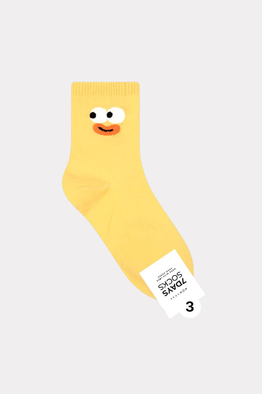 7DAYSSOCKS – Großhandel Socken – Damen – Damen Crew Eye Face Socken - Hergestellt in Korea2
