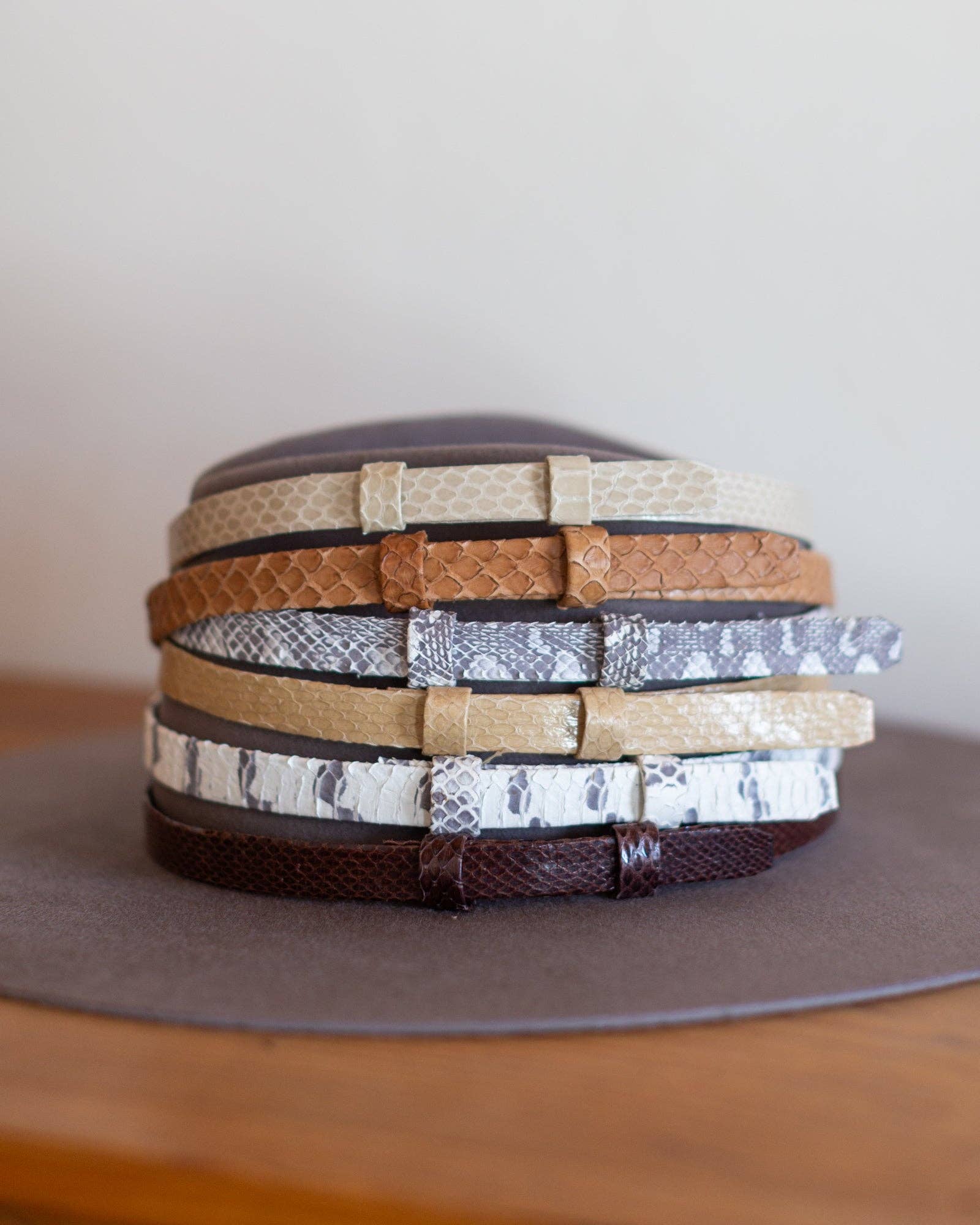 Crossbow Leather – Großhandel Hutzubehör – Damen – WASSERSCHLANGEN-HUTBAND4