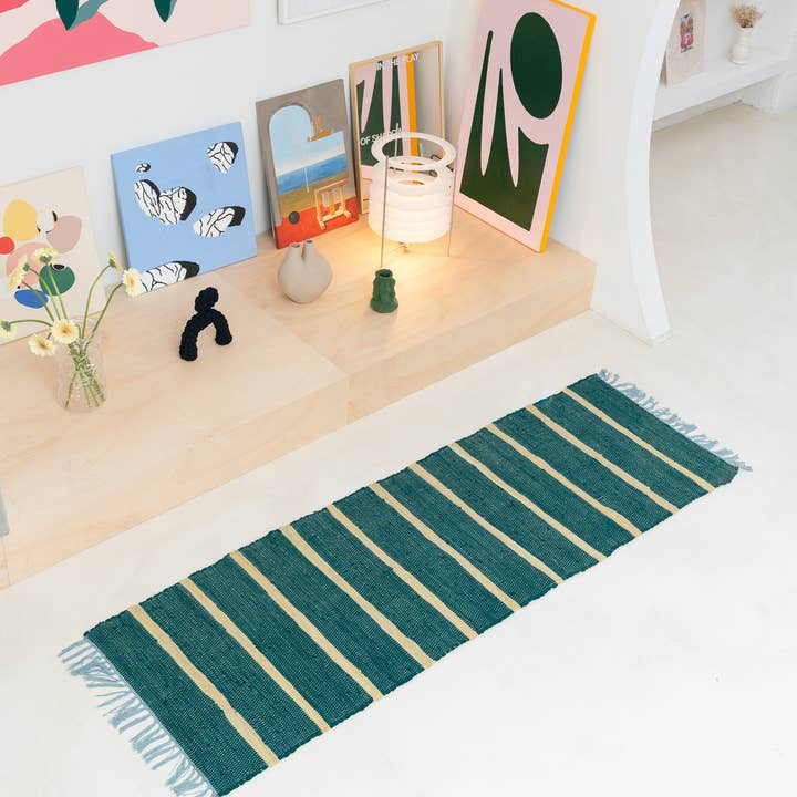 Tarta Gelatina - Venta al por mayor Alfombra pequeña - Alfombra reciclada artesanal20