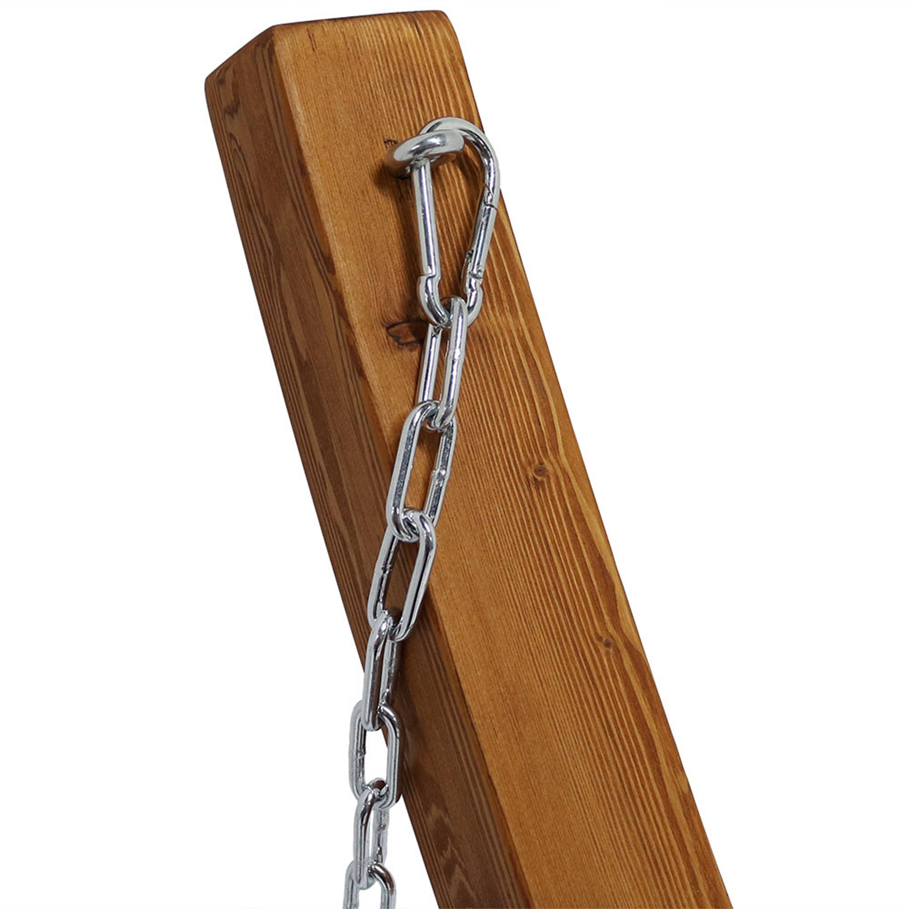 Sunnydaze Decor - Wholesale Hammock - 2-Person Hammock with Curved Wooden Stand - Blue/Green9