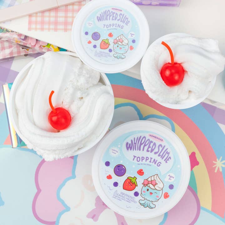 Kawaii Slime Company - Wholesale Putty/Slime - Kids - Cool & Slimey Whipped Topping 8 oz (4pcs/case)