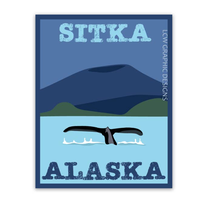 Cauda da Baleia Sitka por atacado de LCW Graphic Designs