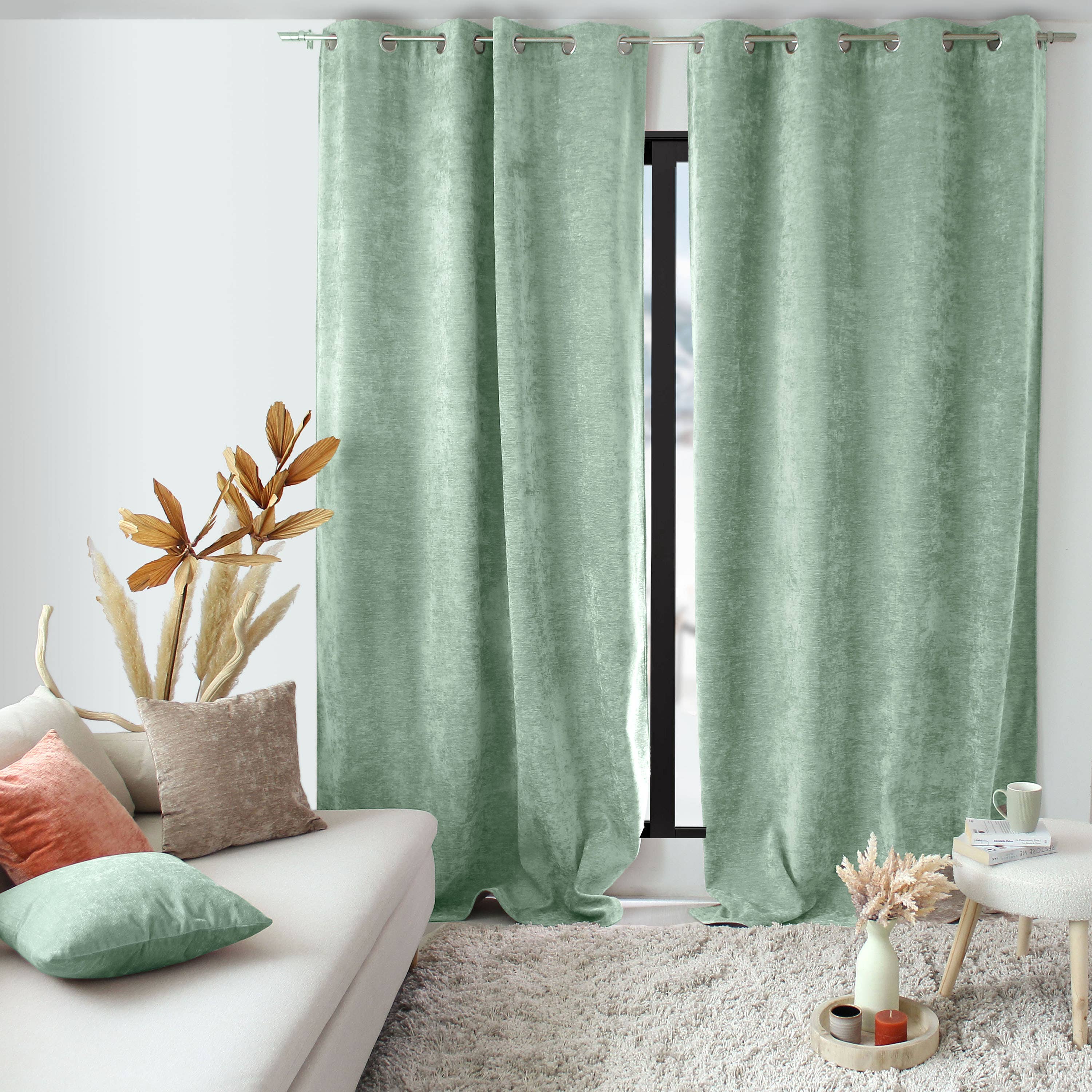 DECOSTARS - CmaDECO - Wholesale Curtain - Thermal Curtain with Eyelets, 140x260cm, Velvet15