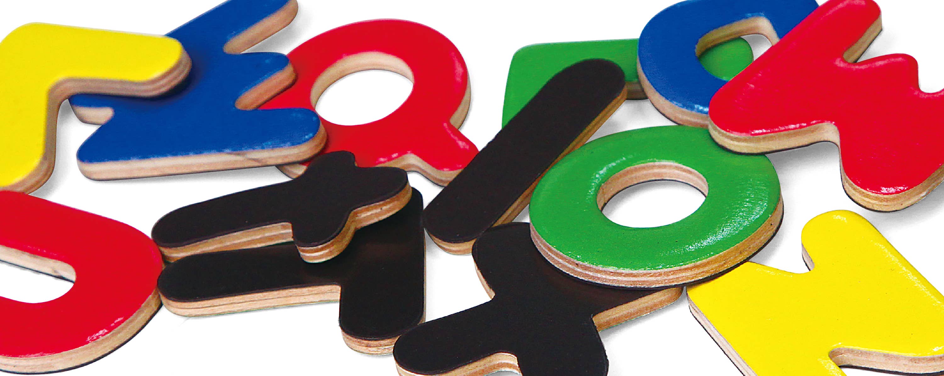 Trade Toys Limited - Vente Lot de jouets – enfant - Lot de 52 lettres magnétiques Viga1