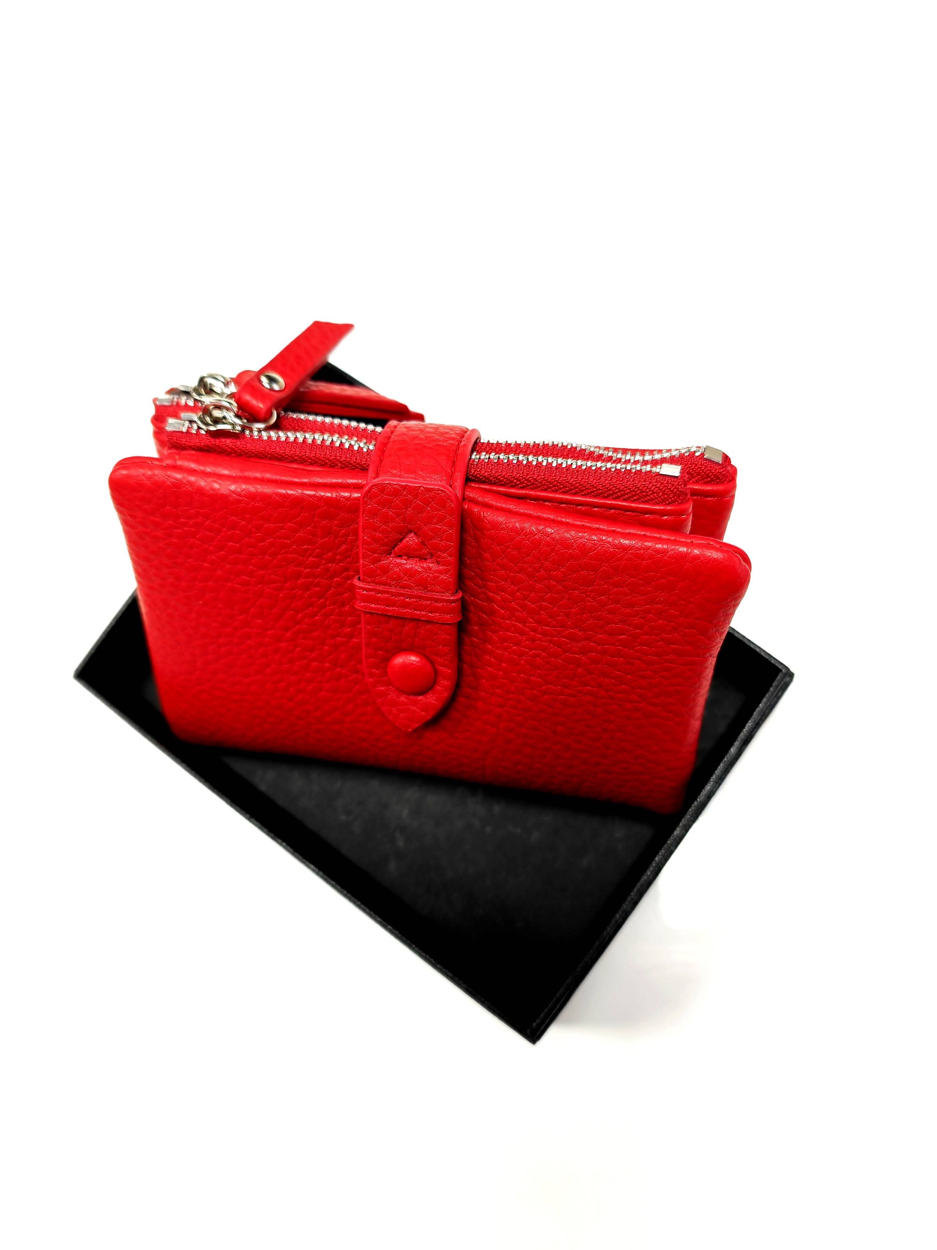 Superbia - Wholesale Card Holder - Women's - Soft Double Zipper Purse Card Holder Coin Purse+Gift Box 1