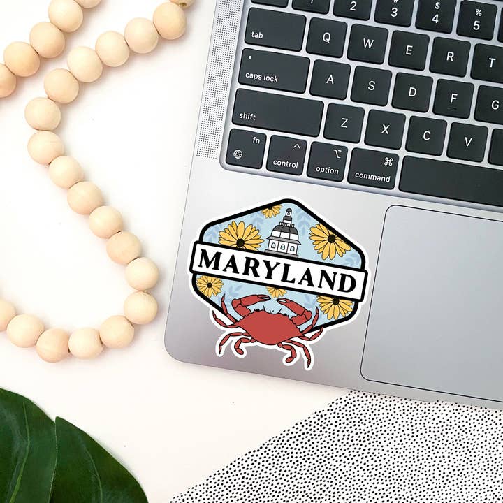 Aufkleber Maryland State Capital für den Großhandel von Jami Creates
