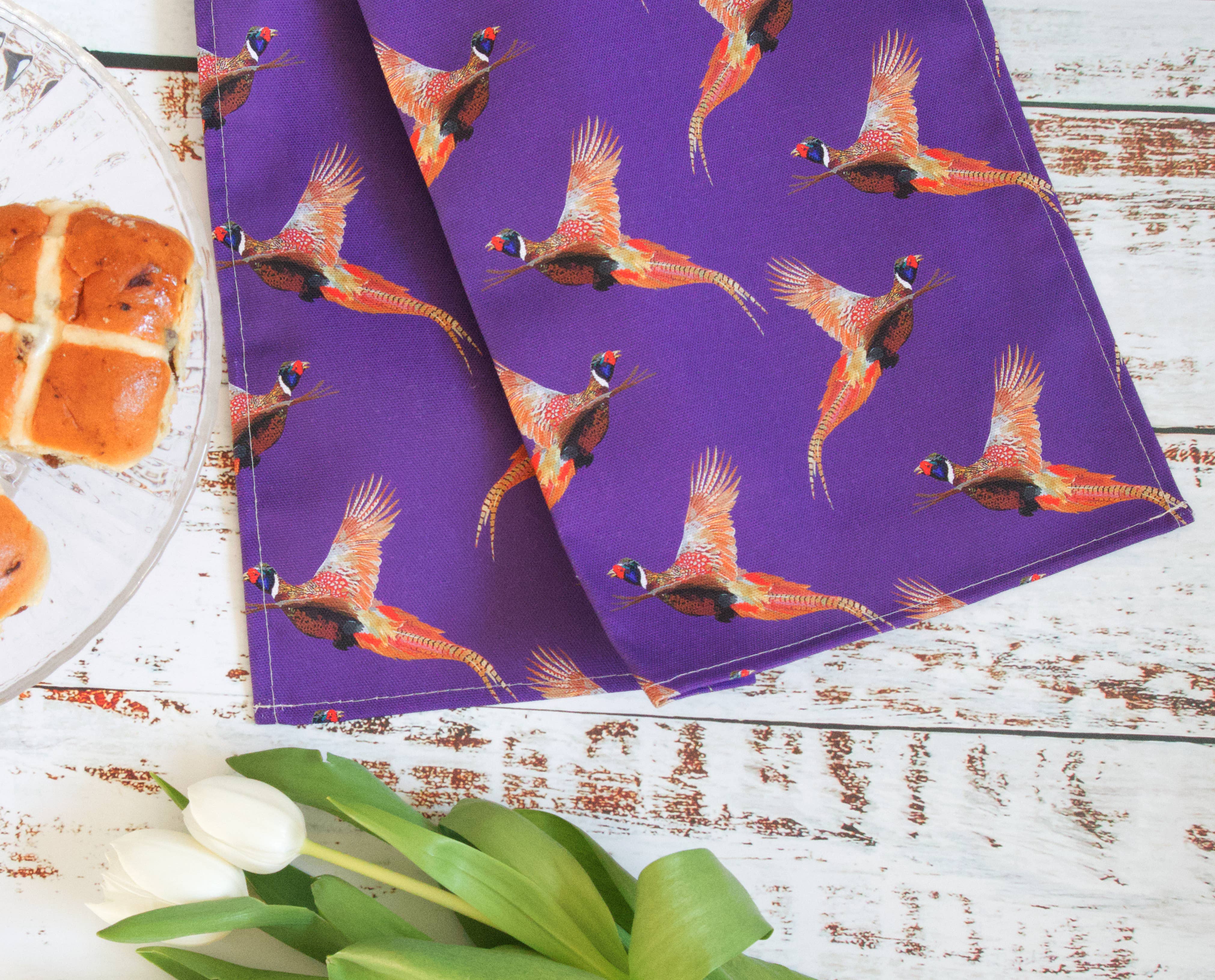 Tracey Cooper – wholesale Tea towel – Pheasant Tea Towel0