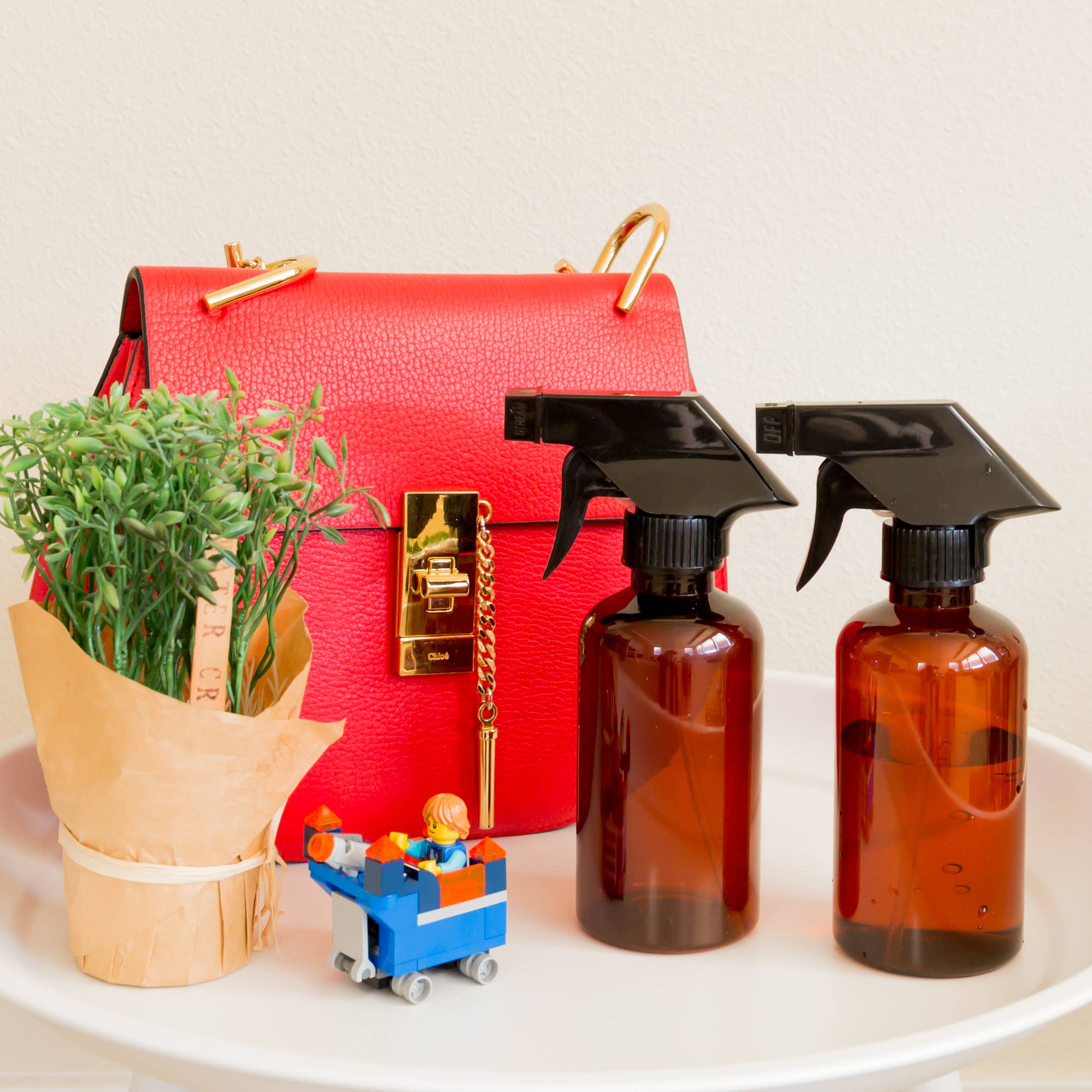 Youngever - Wholesale Spray Bottle - Youngever 6 Pack 8OZ Empty Plastic Spray Bottles - Amber3