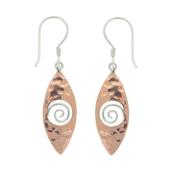 (280ZCOP) Copper Earrings for wholesale by Vera Wolf