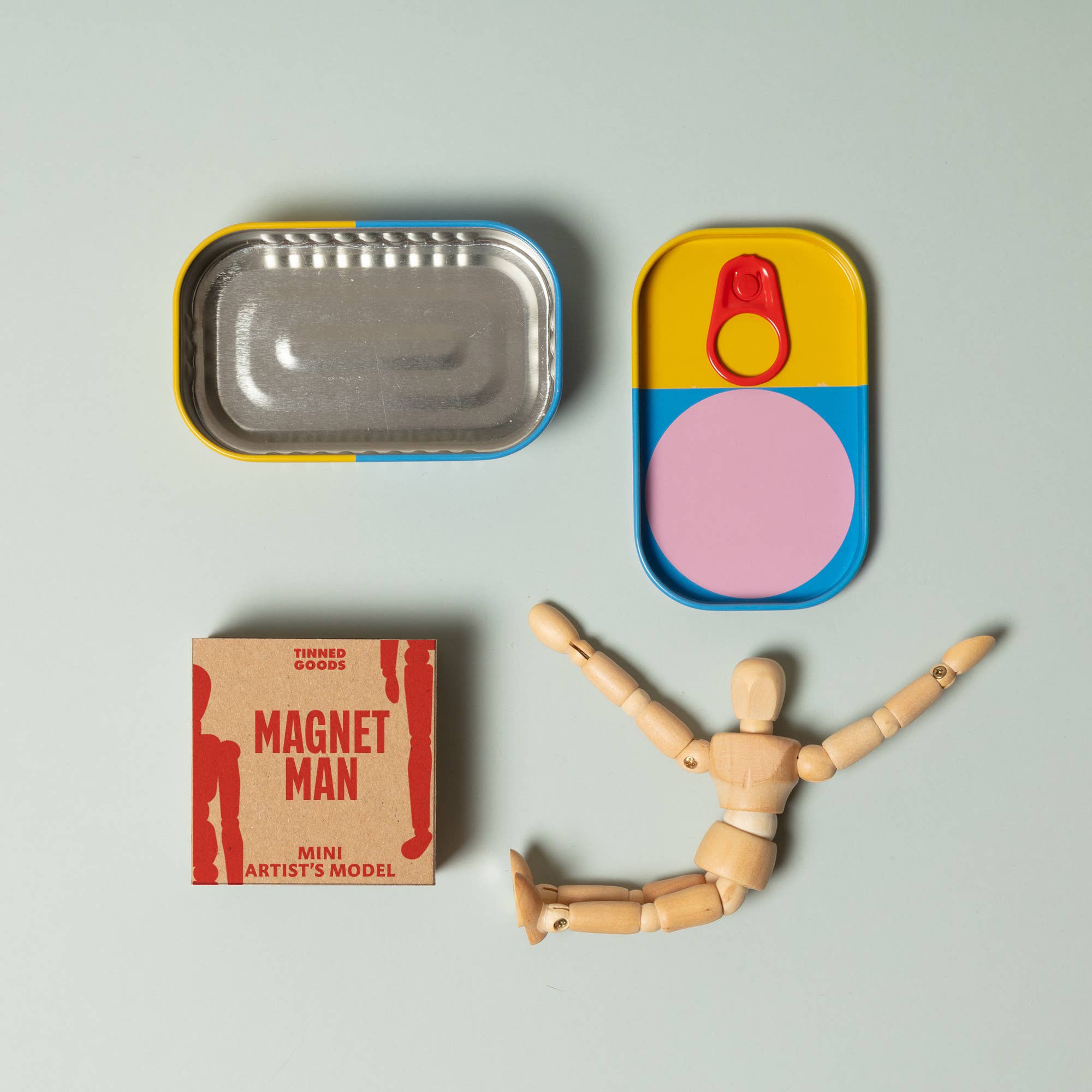 Block Design - Wholesale Decorative Figurine - Tinned Goods - Mini Man1