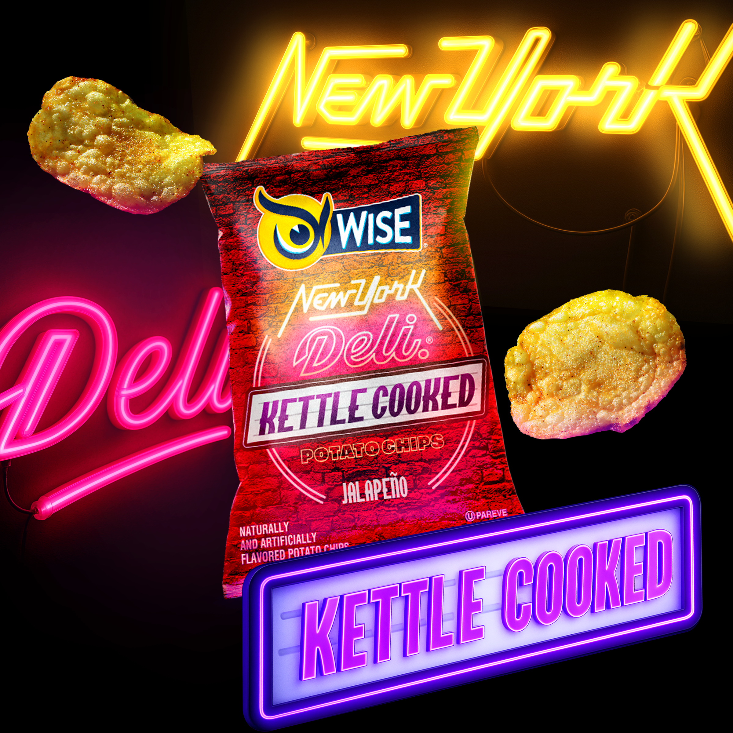 Wise Foods - Wholesale Chips - Kettle Jalapeno Potato Chips1