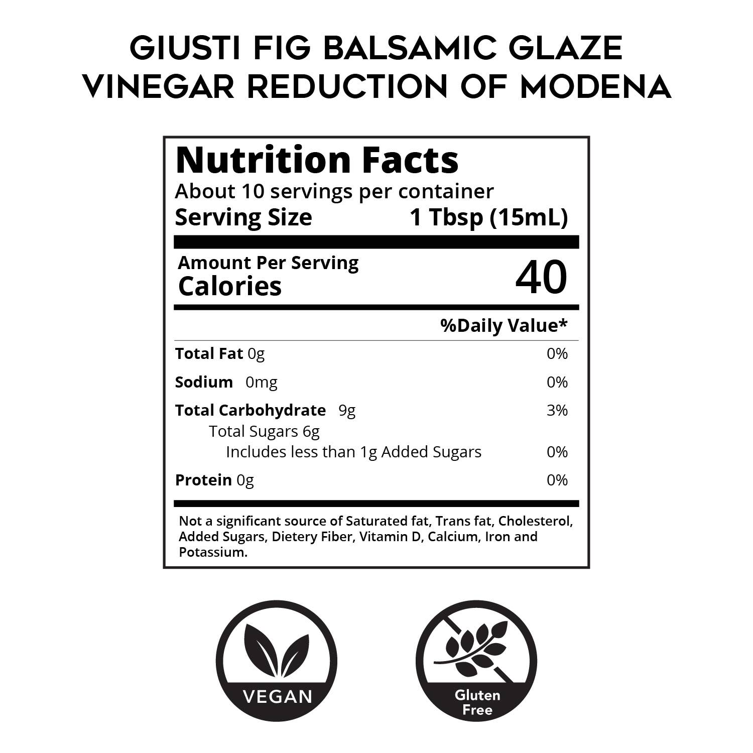 Giusti - Wholesale Vinegar - Crema Fig Balsamic Glaze Of Modena - IGP3