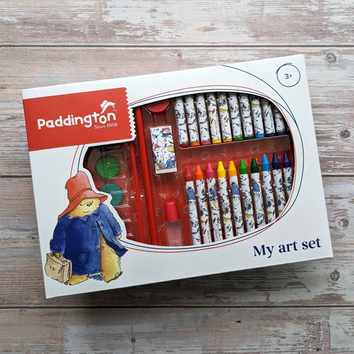 Robert Frederick Ltd - Vente Set de coloriage – enfant et bébé - Coffret d'art pour enfants Paddington de 42 pièces6