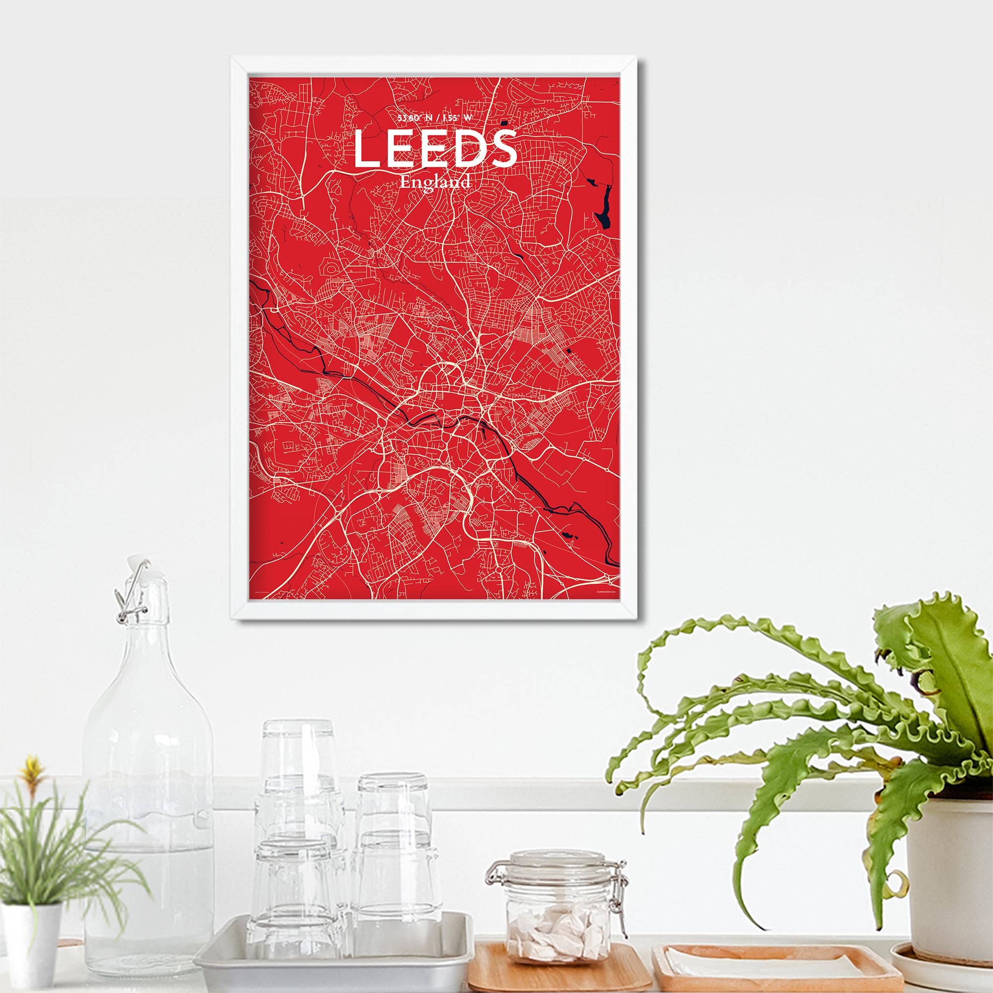 OurPoster.com – wholesale Poster – Leeds karta affisch127