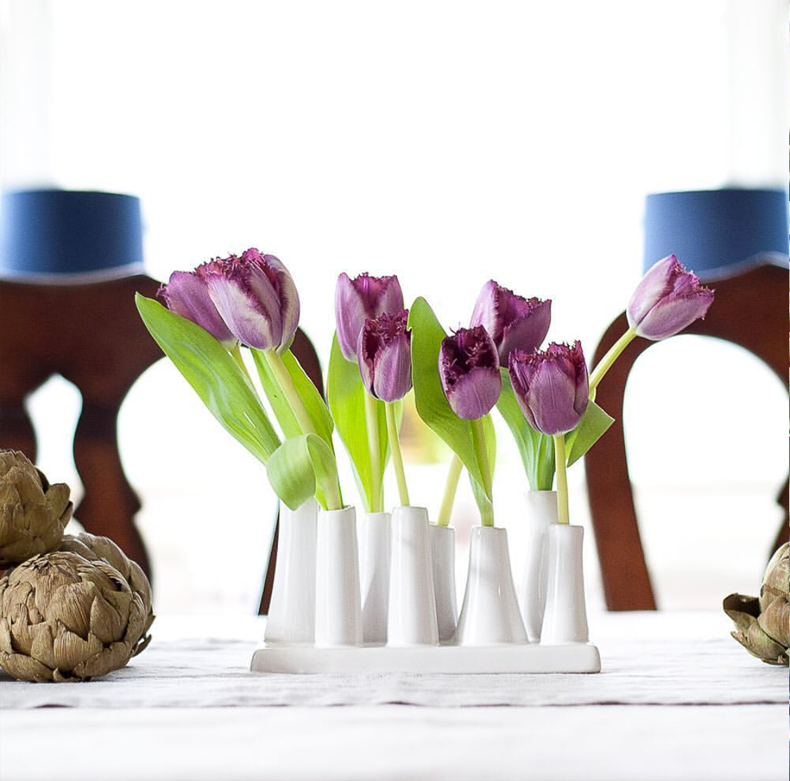 Chive - Wholesale Vase - Pooley Flower Vases and Containers Rectangle White3