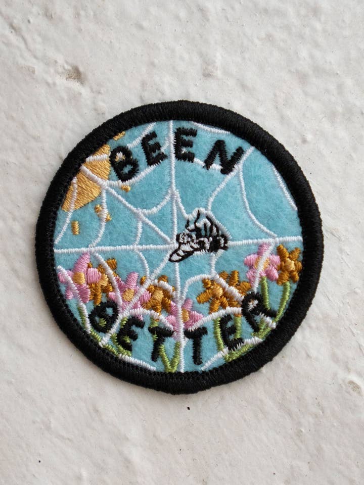 Been Better (Spiderweb) - Felt Sticky Patch for wholesale by Stay Home Club
