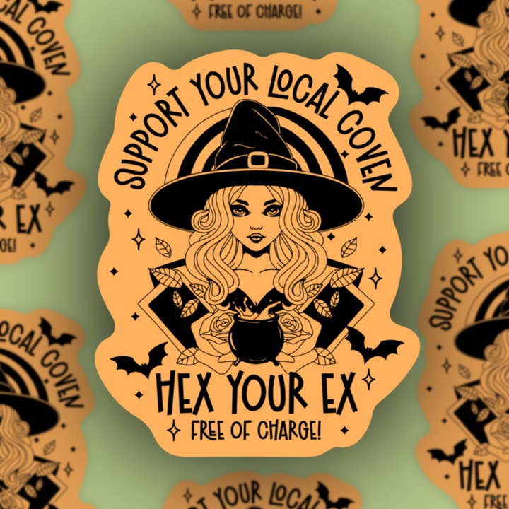 Sage and Virgo - Wholesale Sticker - Support your local coven sticker1