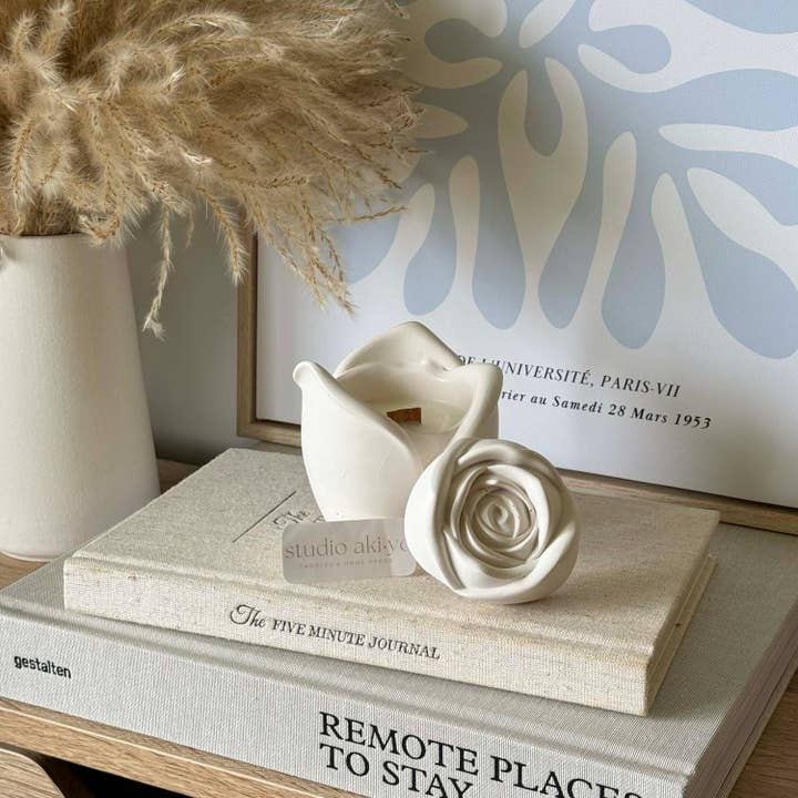 Studio Akiyo - Wholesale Jar/Filled Candle - Rosebud Scented Soy Candle | 3oz | Mother's Day | Moms Gifts4