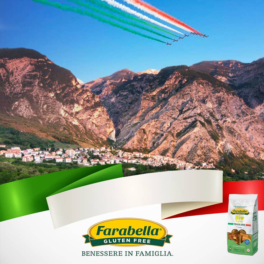 Farabella – Massa por atacado – Massa Fusilli Tricolor Sem Glúten 500 g x 12 Farabella - Produzida na Itália1