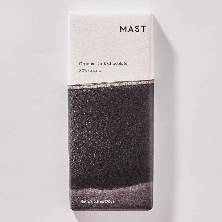 Mast - Wholesale Chocolate Bar - Organic Dark Chocolate 80% Cacao