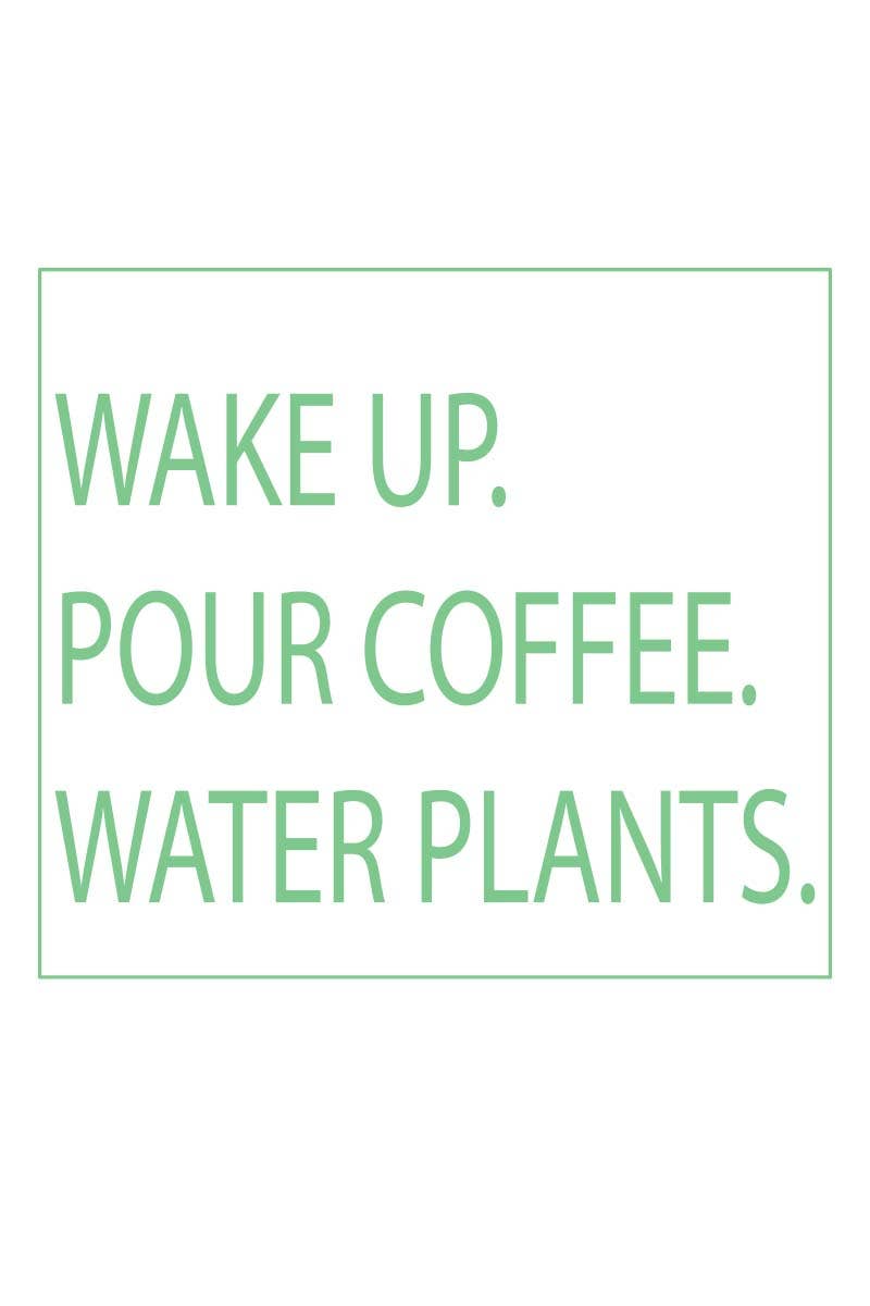 HARANG – Großhandel T-Shirt mit Siebdruck – Damen – M7363 WECAKE UP FÜR KAFFEE, WASSERPFLANZEN3