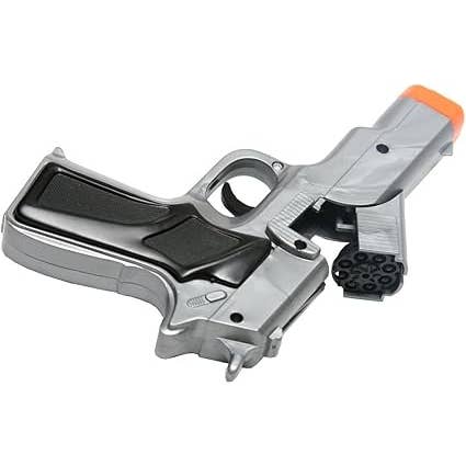 Innovarix - Wholesale Sporting Game - Kids & Baby - Silver Cap Gun Pistol Revolvers - Police Cowboy Toy 8 Shots 3