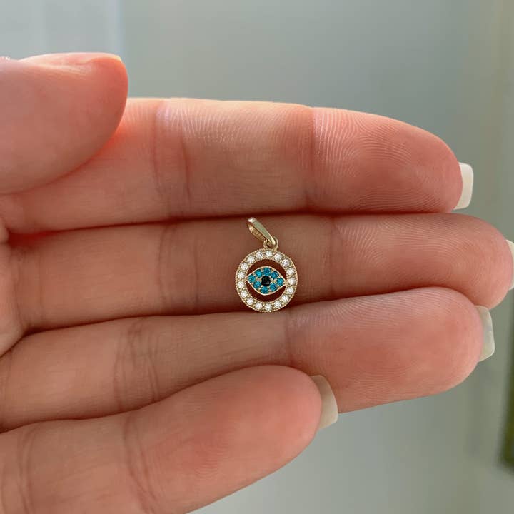 Evil Eye Pendant/Charm for wholesale by Kimiya Designs