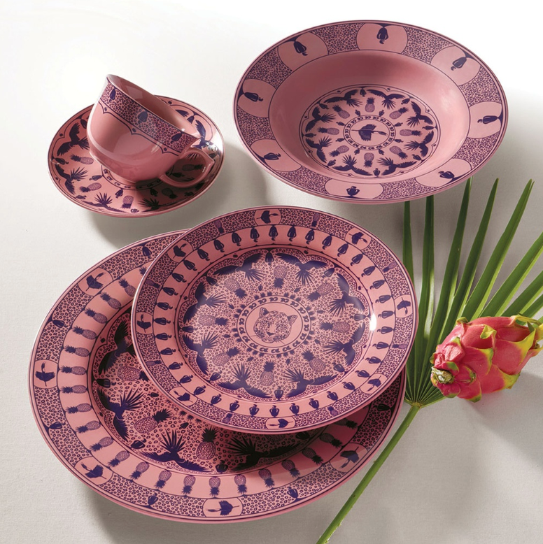 ANNOVA - Wholesale Dinnerware Set - Oxford FLAMINGO Porcelain19