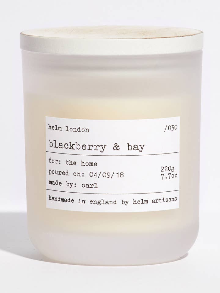 Vela de lujo Blackberry & Bay para venta al por mayor de Helm London