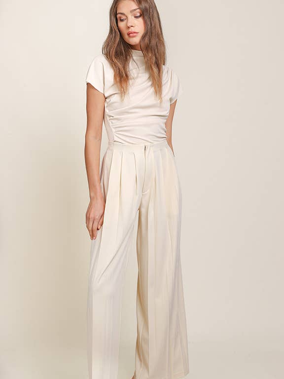 ECRU LENNON PANTS for wholesale on Faire