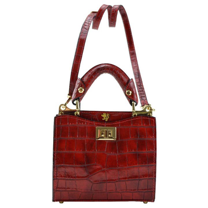 Pratesi - Wholesale Messengertas - Dames - Anna Maria Luisa De' Medici Kleine Koeienleren Tas K150/205